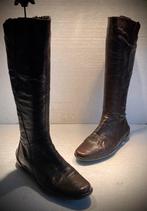 Novocento design slanke soepele hoge laarzen 39 / 39,5, Hoge laarzen, Bruin, Ophalen of Verzenden, Zo goed als nieuw