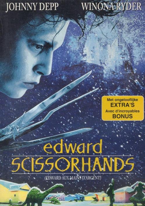Edward Scissorhand - Tim Burton, Cd's en Dvd's, Dvd's | Science Fiction en Fantasy, Zo goed als nieuw, Fantasy, Alle leeftijden