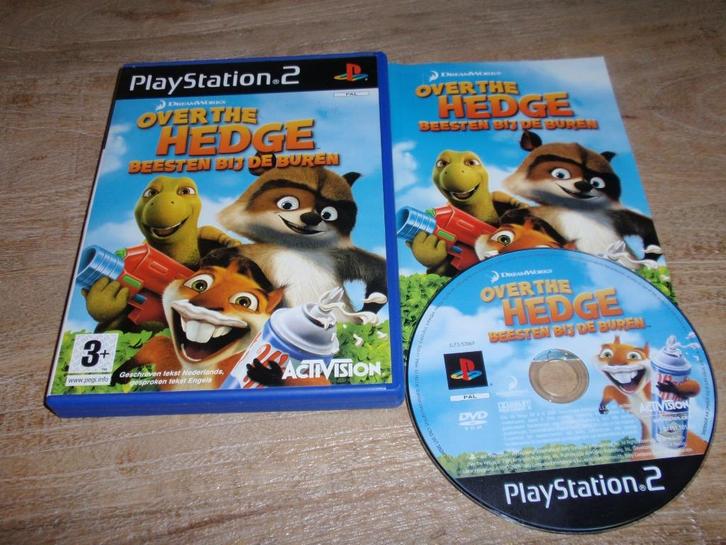 Ps2 Spel Over The Hedge Beesten Bij De Buren, Spelcomputers en Games, Games | Sony PlayStation 2, Zo goed als nieuw, Avontuur en Actie