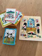 Houten& blok puzzel Jip en Janneke, Ophalen of Verzenden, Gebruikt, Overige typen