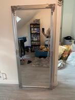 Mooie tijdloze grijze spiegel, Huis en Inrichting, Woonaccessoires | Spiegels, Ophalen, Zo goed als nieuw, Rechthoekig, Minder dan 100 cm