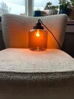 plug-in pendellamp rookglas Schakelaar, Huis en Inrichting, Lampen | Hanglampen, Ophalen of Verzenden, Gebruikt, Minder dan 50 cm