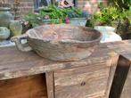 Oude robuuste houten schaal, Gebruikt, Schaal, Ophalen of Verzenden, Nvt