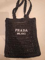 Prada Raffia Tas - Nieuw Zwart, Ophalen of Verzenden, Nieuw, Zwart, Handtas