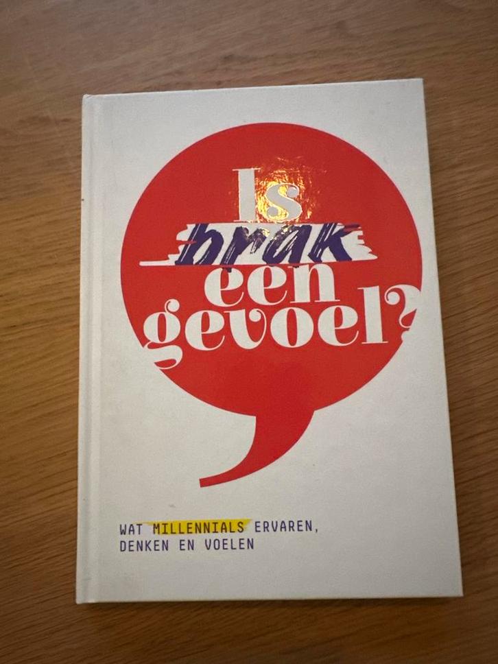 Is brak een gevoel? - Millennial boek, Boeken, Romans, Zo goed als nieuw, Nederland, Ophalen of Verzenden