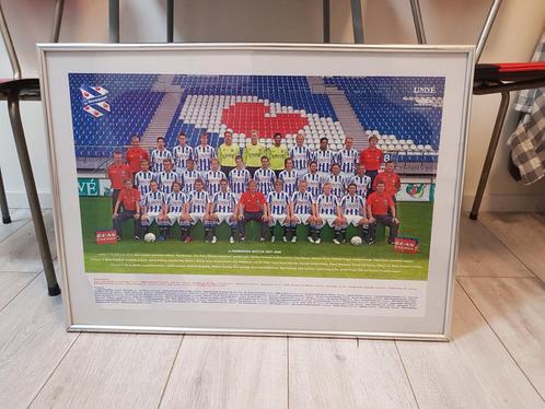 Ingelijste eltel foto SC HEERENVEEN seizoen 2007/2008, Sport en Fitness, Voetbal, Ophalen of Verzenden