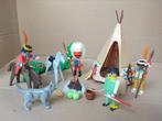 Playmobil setje Wilde Westen - 4 Indianen, 2 paarden, wigwam, Kinderen en Baby's, Speelgoed | Playmobil, Gebruikt, Ophalen of Verzenden