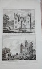 64 Spangen het Huis Kopergravure 18e Eeuw van Bulthuis, Ophalen of Verzenden
