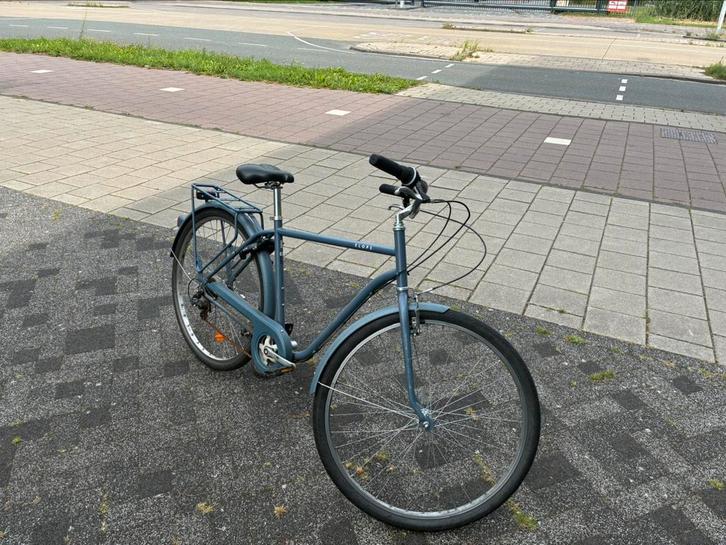 Blauwe Elops fiets, Fietsen en Brommers, Fietsen | Heren | Herenfietsen, Zo goed als nieuw, Overige merken, Ophalen