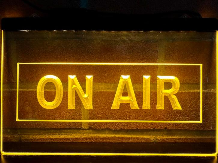 Led Lichtbord ON AIR 3d neon look, Verzamelen, Merken en Reclamevoorwerpen, Nieuw, Lichtbak of (neon) lamp, Ophalen of Verzenden