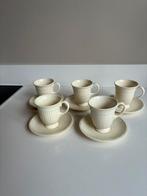 Wedgwood Edme 5 kop en schotels 8x7 cm, jaren ’80, Ophalen of Verzenden