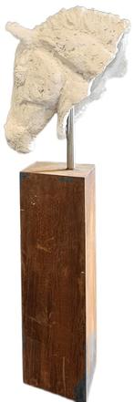 Sokkel cortenstaal, Huis en Inrichting, Woonaccessoires | Zuilen en Pilaren, Ophalen, Nieuw