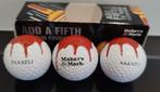 3x Maxfli golfballen - Maker's Mark Whisky, Ophalen of Verzenden, Nieuw, Bal(len), Overige merken