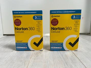 2x Norton 360 Deluxe. Beschermt 2x 3 apparaten - Nieuw! beschikbaar voor biedingen