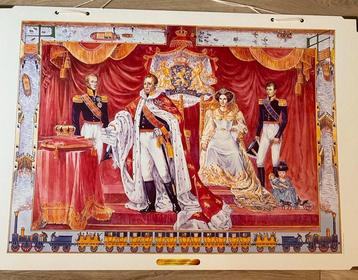 Oude schoolposter platen  beschikbaar voor biedingen