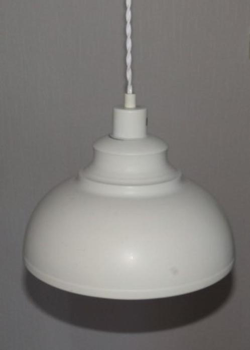 Metalen hanglamp lichtbeige Home sweet home 29 cm doorsnede, Huis en Inrichting, Lampen | Hanglampen, Zo goed als nieuw, Minder dan 50 cm