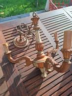 Kroonluchter antiek hout, Ophalen, Gebruikt, Hout