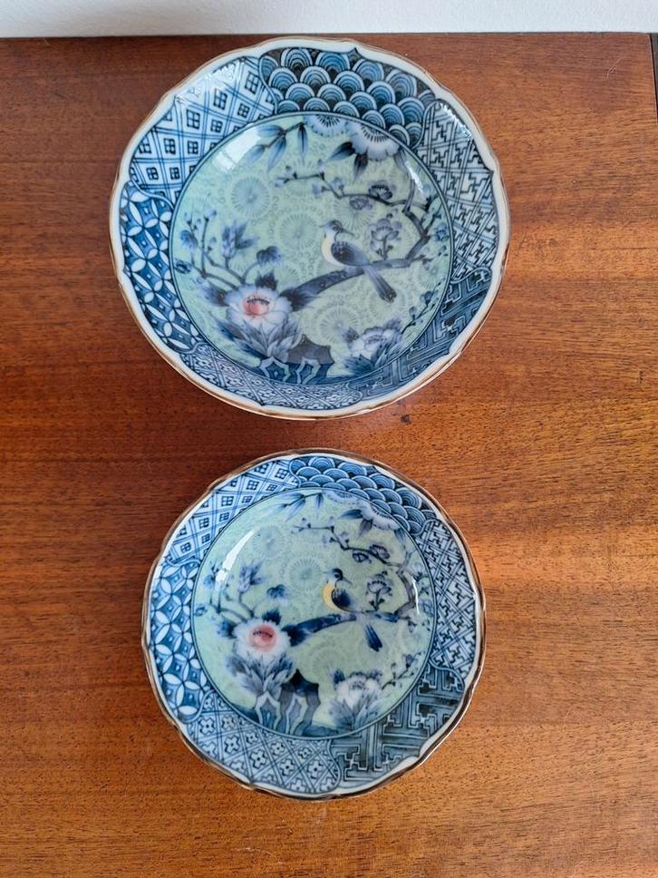 2 Japans Arita Yaki porseleinen kommen,Imari stijl, Antiek en Kunst, Antiek | Porselein, Ophalen of Verzenden