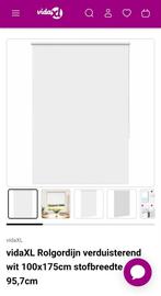 Rolgordijn wit verduisterend 100 x 175, stof breed 95,7cm, Huis en Inrichting, Stoffering | Gordijnen en Lamellen, Ophalen of Verzenden