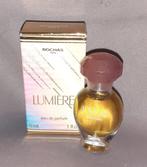 Volle parfum mini Rochas Lumiere roze + doosje, Ophalen of Verzenden, Zo goed als nieuw, Miniatuur, Gevuld
