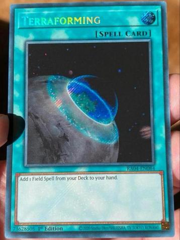 Yu-Gi-Oh! Terraforming RA04 1sr Ed Mint ! beschikbaar voor biedingen