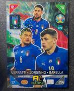 Panini EURO 2020 POWER TRIO VERRATTI/JORGINHO/BARELLA ITALIA, Ophalen of Verzenden, Zo goed als nieuw, Plaatje