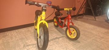 2x Puky loopfiets klein en groot beschikbaar voor biedingen