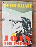 STAR WARS EMPIRE METALEN Propaganda Wandbord Film Poster, Nieuw, Verzenden