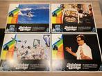 4 vintage Rainbow Bridge lobbycards Jimi Hendrix movie, Ophalen of Verzenden, Poster, Artwork of Schilderij, Zo goed als nieuw