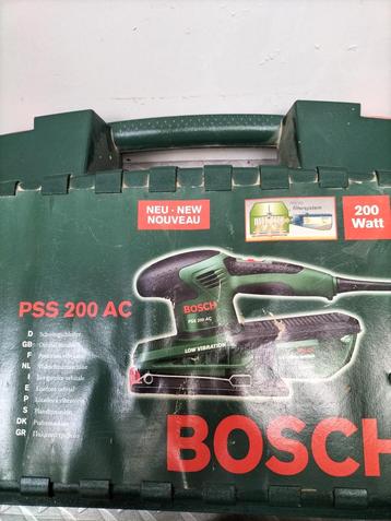 Schuurmachine Bosch, vlakschuurmachine  beschikbaar voor biedingen