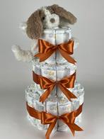 Luiertaart jongen meisje happy horse tut hond david koper, Ophalen of Verzenden, Nieuw, Kraamcadeau