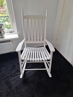 Witte Houten Schommelstoel - Zo Goed Als Nieuw, Ophalen, Zo goed als nieuw, Eén, Hout