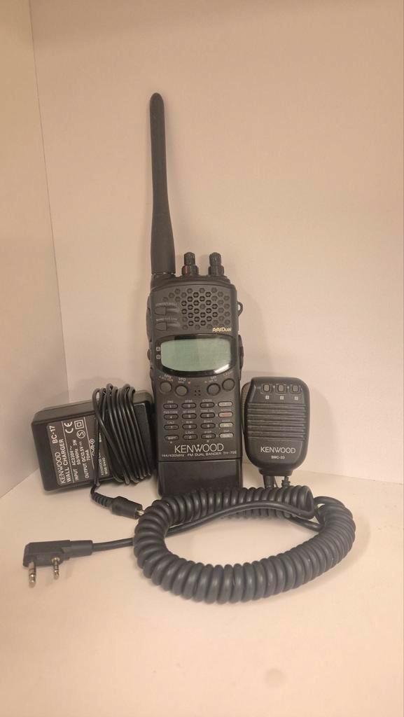 Kenwood TH-79E Dual Band Handheld Radio met accessoires, Telecommunicatie, Portofoons en Walkie-talkies, Zo goed als nieuw, Ophalen of Verzenden