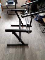 Keyboard standaard dubbel quikloc, Ophalen, Zo goed als nieuw