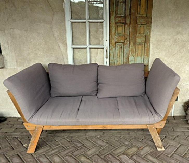Tuinbank / bed, Tuin en Terras, Tuinbanken, Gebruikt, Hout, Ophalen