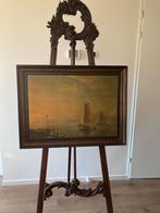 Schildersezel en schilderij B.C. Koekkoek (1803-1862), Antiek en Kunst, Ophalen