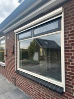 2 ramen incl 2 bovenraampjes met zonnescherm, Doe-het-zelf en Verbouw, Kozijnen en Schuifpuien, Ophalen of Verzenden, Zo goed als nieuw