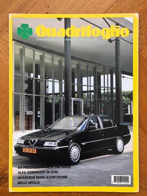 Alfa Romeo tijdschrift Quadrifoglio nr. 43 september 1993, Boeken, Auto's | Folders en Tijdschriften, Nieuw, Alfa Romeo, Ophalen of Verzenden