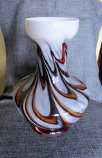 mooie retro opaline vaas, Florence Italië, Ophalen of Verzenden