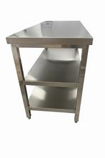 RVS Werktafels 3-laags verschillende formaten, Ophalen of Verzenden, Nieuw