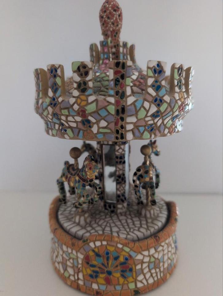 Vintage Muziek Carousel, Huis en Inrichting, Woonaccessoires | Overige, Gebruikt, Ophalen of Verzenden