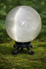 Prachtige Seleniet Kristallen Bol 10 cm ,Krachtig & Mystiek, Ophalen of Verzenden, Nieuw