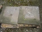 twee oude arduinen dekstenen, Ophalen, Gebruikt