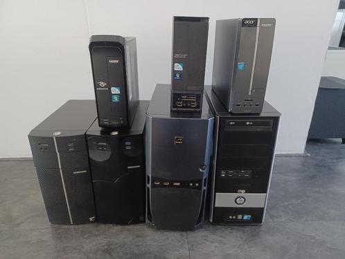TE KOOP Desktop Pc's 6 stuk, Computers en Software, Desktop Pc's, Gebruikt, 3 tot 4 Ghz, HDD, Ophalen