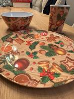 Kerstservies kind melamine met koekmannetje, Ophalen of Verzenden, Zo goed als nieuw