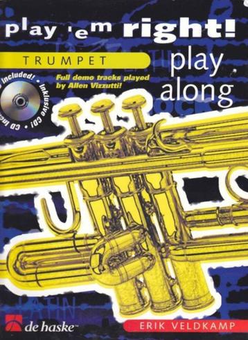 trompet-trumpet-Play 'em Right! - Play Along + cd beschikbaar voor biedingen