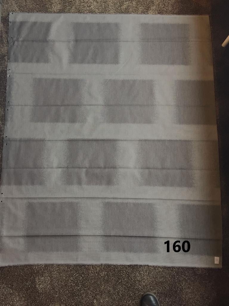 Lap stof 110 x 140 cm Halette gordijnstof blokken geblokt, Nieuw, Ophalen of Verzenden, 30 tot 120 cm, Polyester