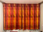 Oranje/gele gordijnen - 250x175 cm, Huis en Inrichting, Stoffering | Gordijnen en Lamellen, Overige kleuren, Ophalen of Verzenden