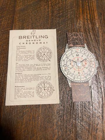 Vintage Breitling Chronomat collectors item beschikbaar voor biedingen