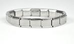 Vintage Ryry Firenze armband RVS, origineel, rekbaar, Sieraden, Tassen en Uiterlijk, Armbanden, Verzenden, Zo goed als nieuw, Zilver